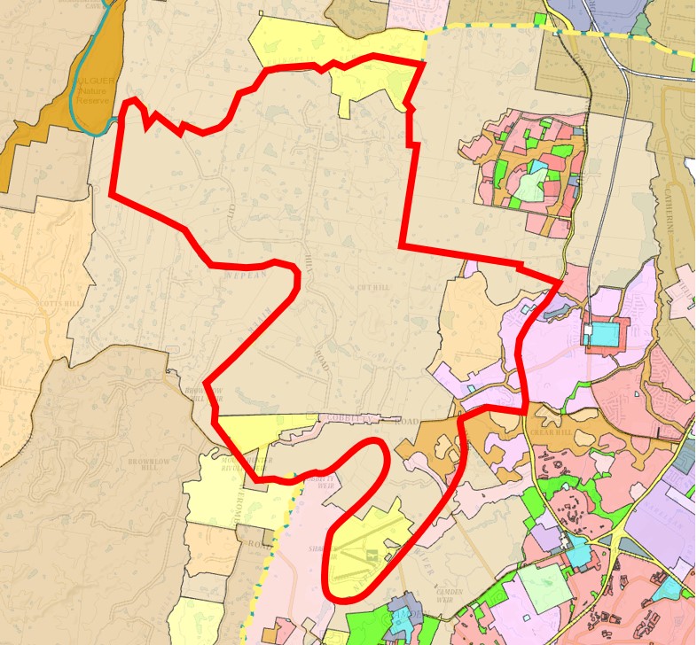 Cobbitty, NSW - Land Zoning